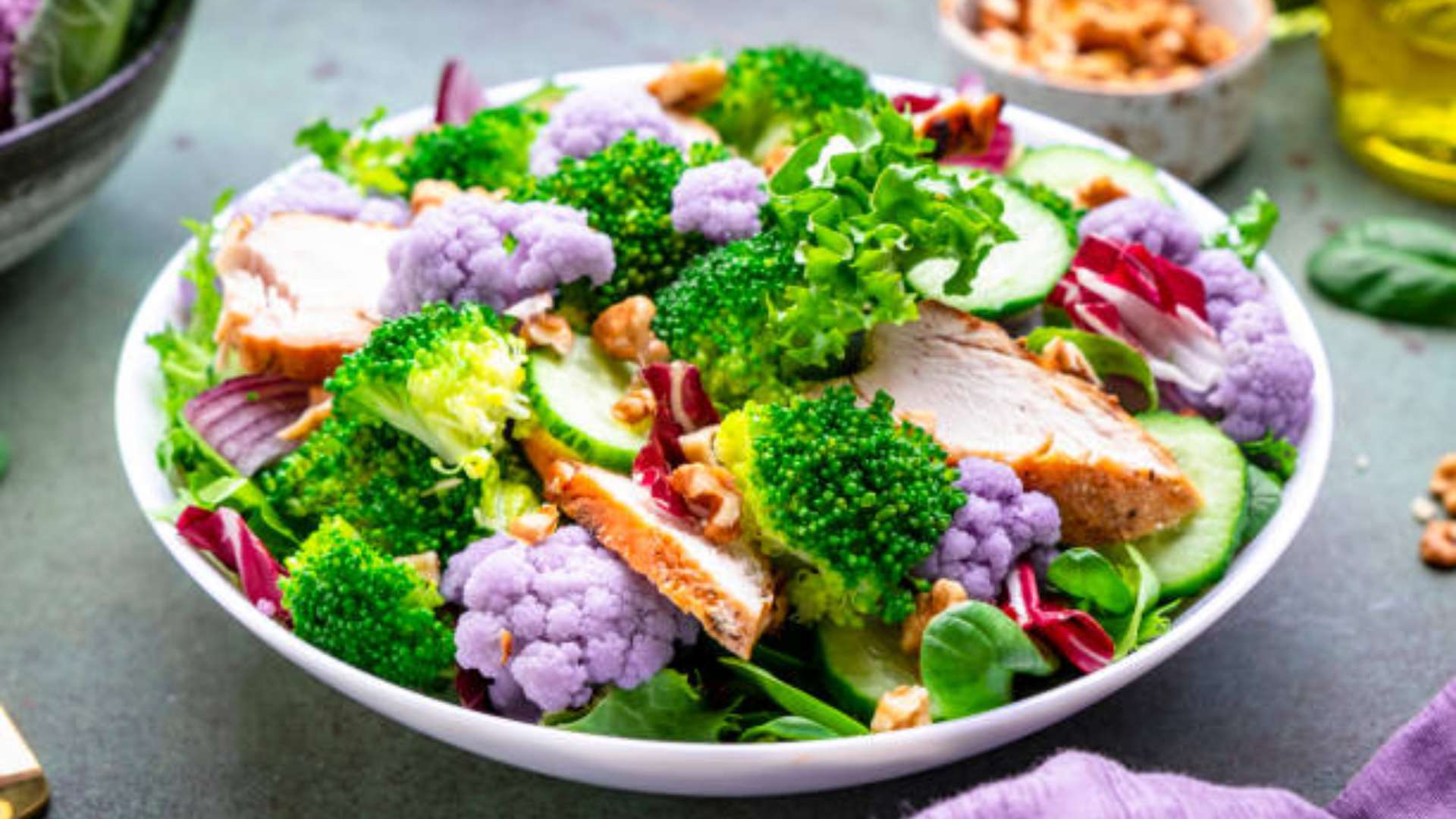 Roasted Broccoli & Cauliflower