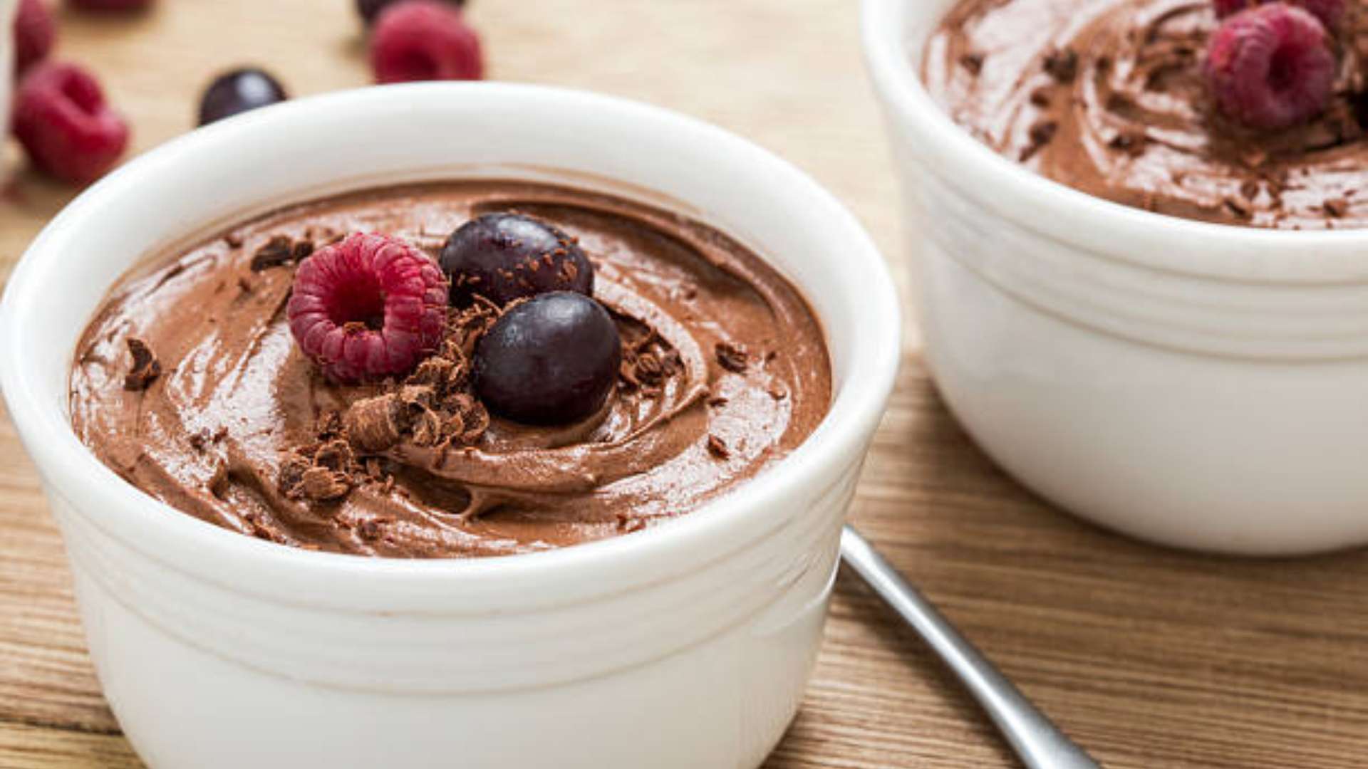 Healthy chocolate pudding made with nutritious ingredients, perfect for fitness goals.